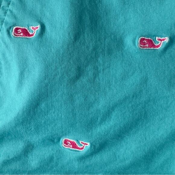 Vineyard Vines Embroidered Whale Shorts Double Button Zip Cotton Stretch pockets - Picture 7 of 10